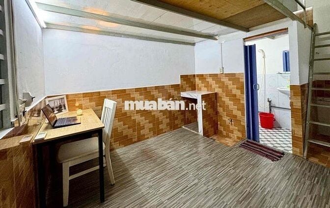 Phòng trọ trệt nguyên căn siêu rộng gác cao 2M