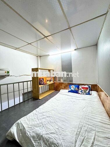 Phòng trọ trệt nguyên căn siêu rộng gác cao 2M