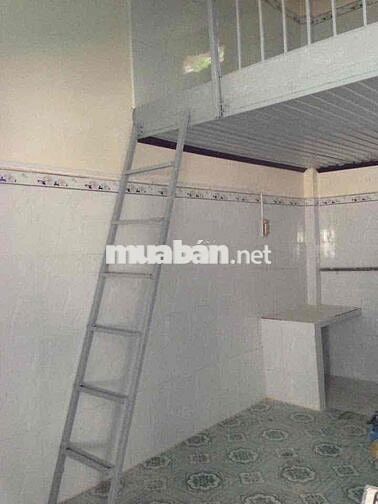 Phòng trọ 12m2 GÁC ĐÚC ngay kcn Tây Bắc, tường ốp gạch men mới