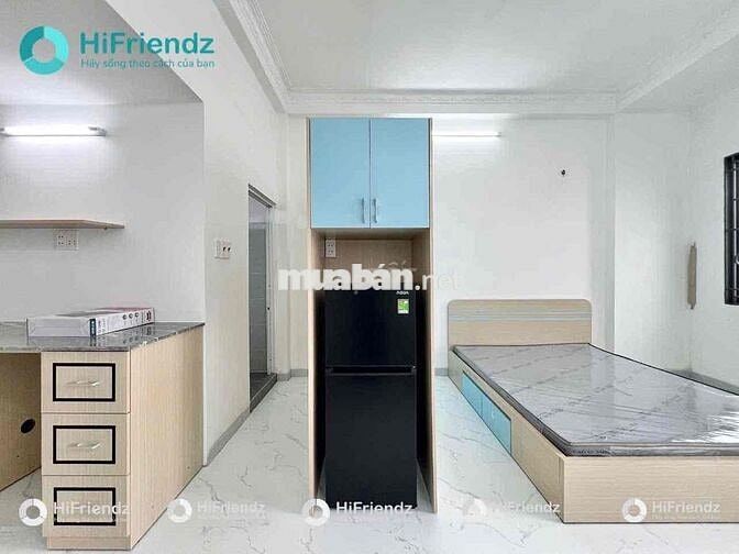 STUDIO FULL NỘI THẤT BAN CÔNG THOÁNG MÁT NGAY TRUNG TÂM BÌNH THẠNH 📣📣📣