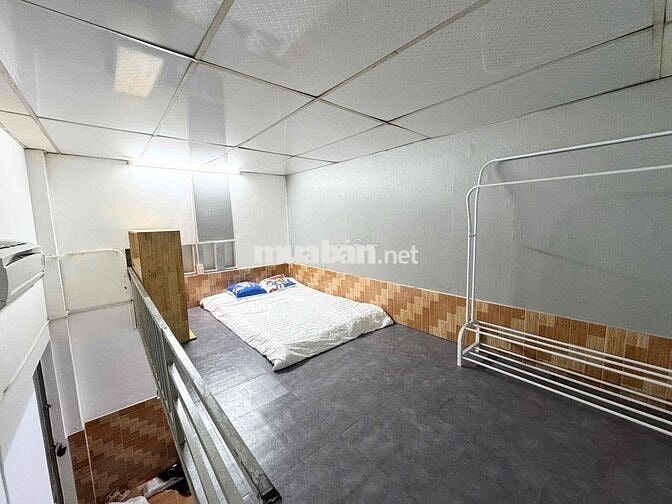Phòng trọ trệt nguyên căn siêu rộng gác cao 2M