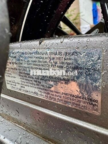 ❤️ Yamaha Sirius RC 110 2018_Chính chủ biển số 43