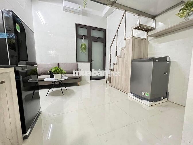 GÁC LỬNG MỚI TOANH, NỘI THẤT ĐẦY ĐỦ ĐỐI DIỆN ĐH BÁCH KHOA QUẬN 10