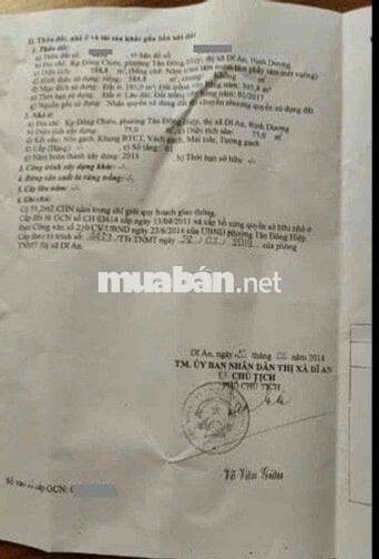 Đất mặt tiền gần ngã ba Ông Xã, P Tân Đông Hiệp, Tp Dĩ An.