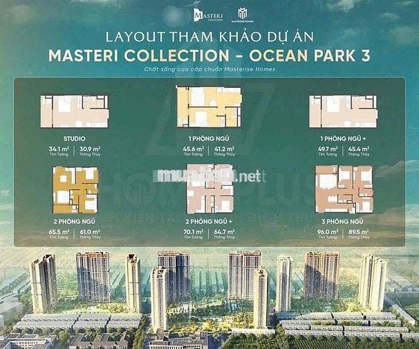 Dự án hot nhất 10 toà chung cư Masterise Thời Đại tại VHOCP3