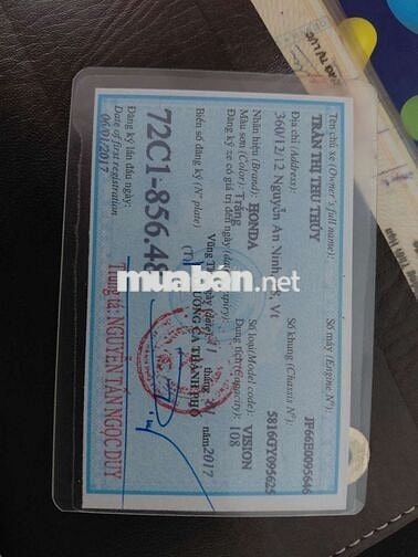 Bán Vision chính chủ