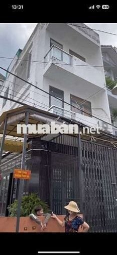 SIÊU PHẨM HẺM OTO 6M LÊ VĂN THỌ 3 TẦNG 4 PN GIÁP QUANG TRUNG