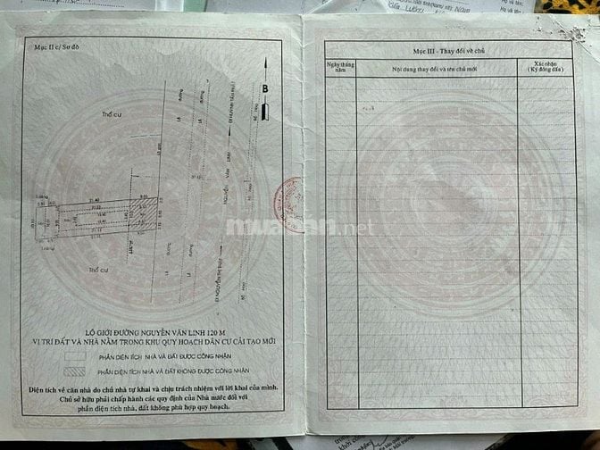 Nhà mt Nguyễn Văn Linh, Q7, sát NTT.Dt 10m×30m,2 lầu,hd thuê 50tr,33ty