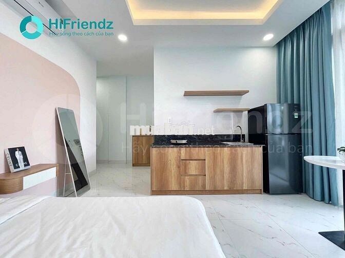 CHO THUÊ CĂN HỘ DỊCH VỤ FULL NỘI THẤT BAN CÔNG NGAY BẾN XE MIỀN ĐÔNG