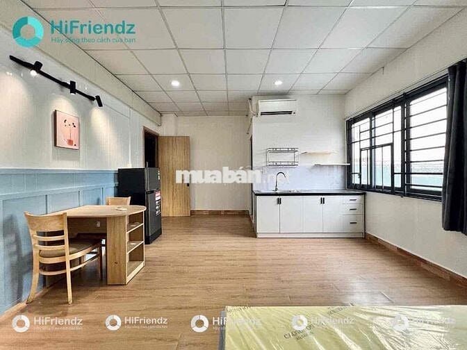 CHO THUÊ CĂN HỘ STUDIO CỬA SỔ LỚN FULL NỘI THẤT GẦN CHỢ BÀ CHIỂU