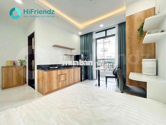 CHO THUÊ CĂN HỘ DỊCH VỤ FULL NỘI THẤT BAN CÔNG NGAY BẾN XE MIỀN ĐÔNG