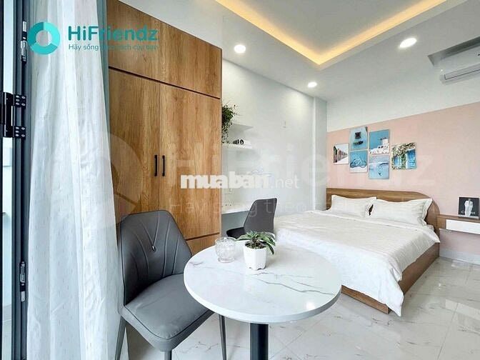 CHO THUÊ CĂN HỘ DỊCH VỤ FULL NỘI THẤT BAN CÔNG NGAY BẾN XE MIỀN ĐÔNG