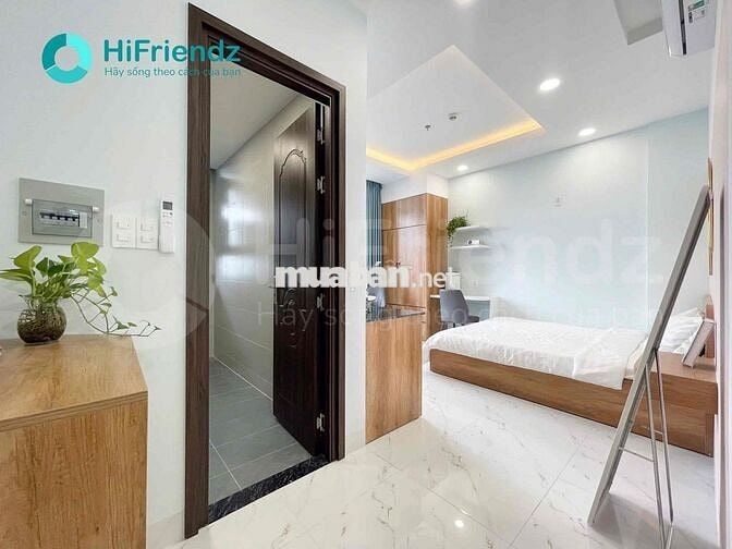 CHO THUÊ CĂN HỘ DỊCH VỤ FULL NỘI THẤT BAN CÔNG NGAY BẾN XE MIỀN ĐÔNG