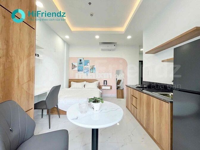 CHO THUÊ CĂN HỘ DỊCH VỤ FULL NỘI THẤT BAN CÔNG NGAY BẾN XE MIỀN ĐÔNG