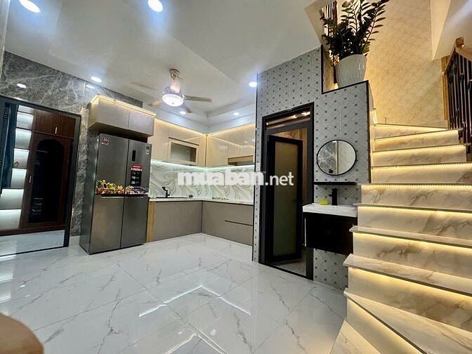 NHÀ ĐẸP TRỤC ĐƯỜNG QUANG TRUNG, P14, GV, HCM 4 X 10M 5.2 TỶ