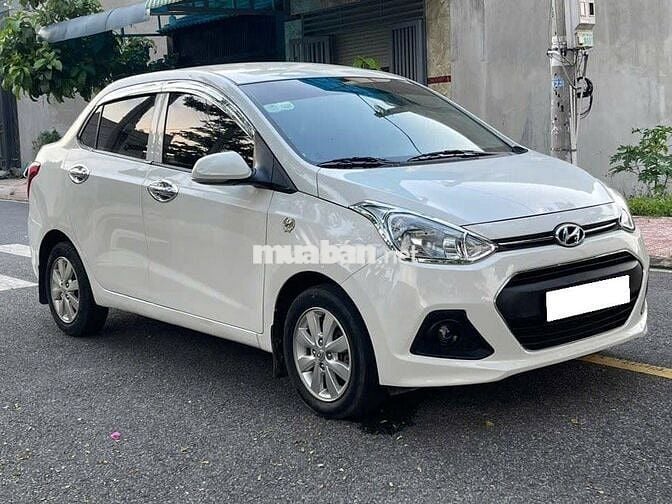 Hyundai i10 Sedan MT bản đủ ĐKi 2017 màu trắng