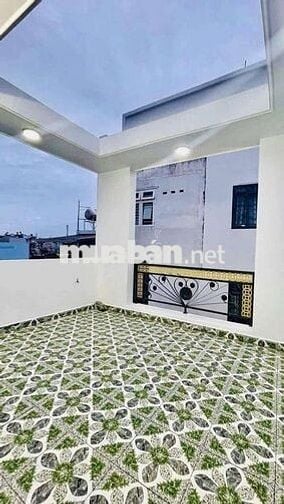 Nhà 135// Gò Xoài P.BHHA 4x10 3lầu 4P 3WcC Hẻm 5m 5tỷ 200 hg Tây