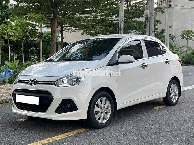 Hyundai i10 Sedan MT bản đủ ĐKi 2017 màu trắng