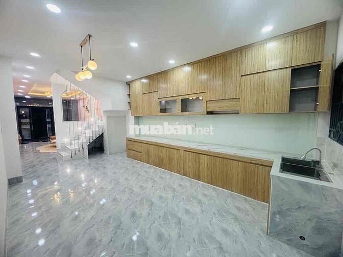 Nhà mới hẻm ô tô gần Gò Dầu , diện tích hơn 75m2, 4 tầng, giá nhỉnh 8