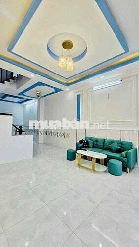 Bán nhà trệt lầu chủ tặng ngay bộ sofa nằm gần đường TL824 Mỹ Hạnh Bac