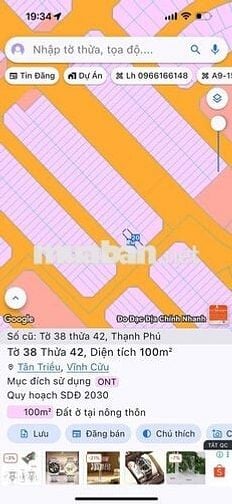 Cần bán gấp lô đất Lavender Tân Triều - Giá bao rẻ