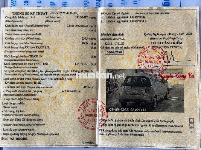 CHEVROLET SPARK 2016MT BIỂN A 5 CHỔ