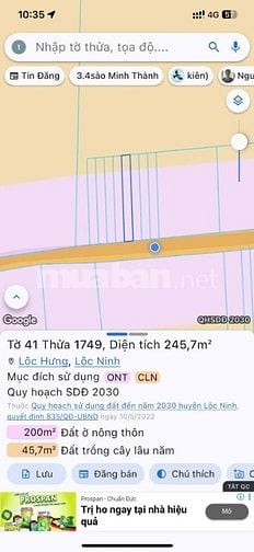 🌸 Em cần bán nhanh 1 lô đất đẹp ở khu Lộc Hưng, Bình Phước