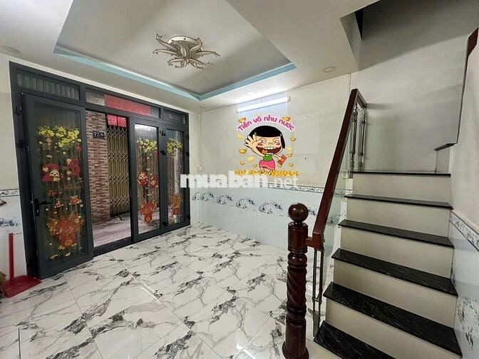 Nhà Mới 2 Lầu Hẻm Thông Nguyễn Tri Phương Q10. Giá 4 tỷ 680