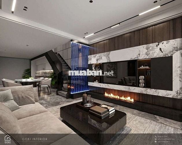 Biệt thự 8m x 20m. 3 tầng Full Nội thất xịn Hẻm nhựa 8m Tô Ký Sát Q12