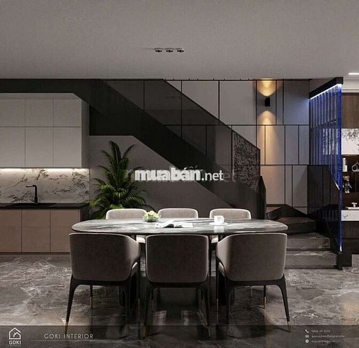 Biệt thự 8m x 20m. 3 tầng Full Nội thất xịn Hẻm nhựa 8m Tô Ký Sát Q12