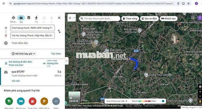 Chính chủ bán đất 194m2 Hiệp Hòa, Bắc Giang