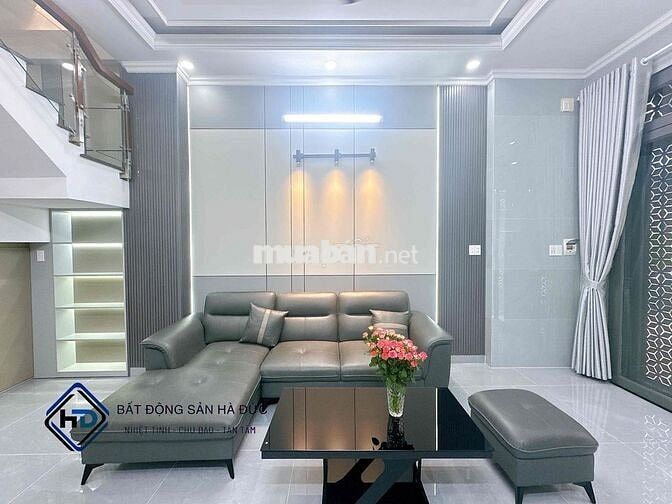 Nhà trệt 3 lầu hẻm 8m khu nhà lầu gần trường Nguyễn Trung Trực