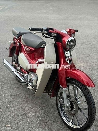 cub 125 xanh sơn đỏ