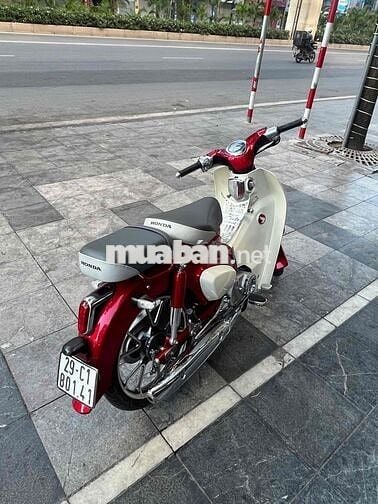 cub 125 xanh sơn đỏ