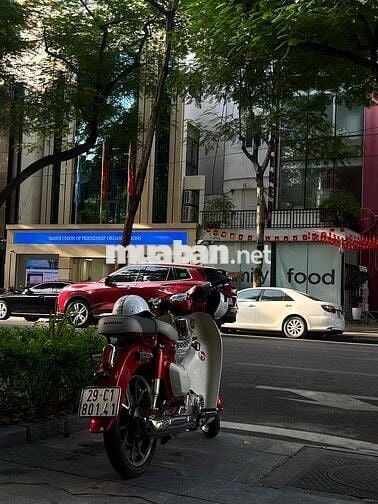 cub 125 xanh sơn đỏ