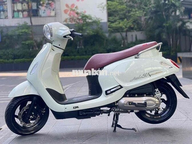 Xe lướt Attila 50cc 2024 màu trắng đi 2300km
