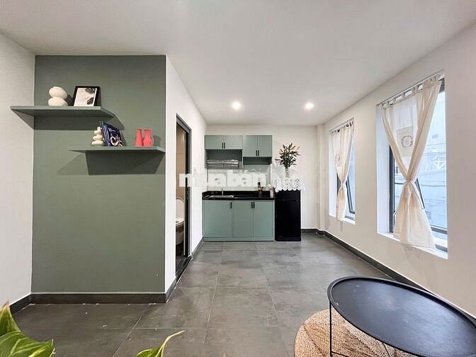 STUDIO 1PN 1PK 60M2 FULL NỘI THẤT NGUYỄN KIỆM SÁT VÁCH BỆNH VIỆN 175