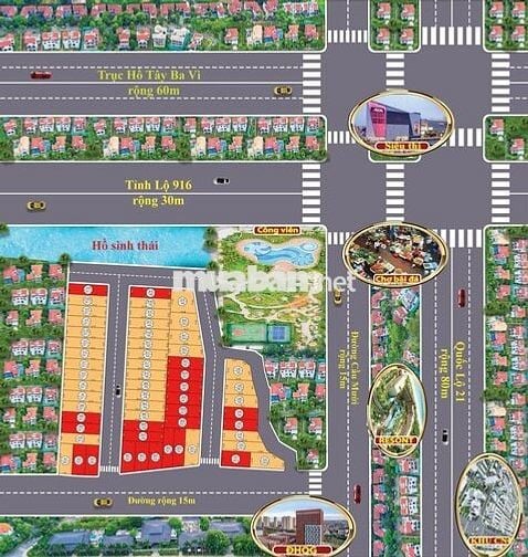 🚀 Ra mắt 58 lô đất nền F0 đẹp nhất ngay tại Khu CNC Hòa Lạc