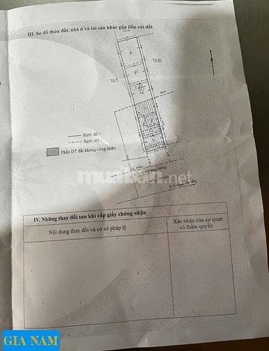 BÁN NHÀ MẶT TIỀN : 940 HẬU GIANG - P. 12 - Q. 6 - TPHCM.