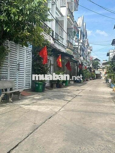 nhà 2 lầu nở hậu 5,5x 15 hẻm 6 m 1/ nguyễn thi đăng. TTH Q12