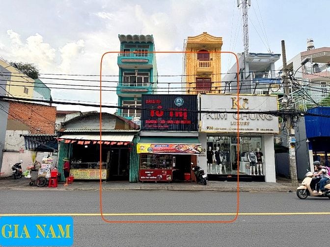 BÁN NHÀ MẶT TIỀN : 940 HẬU GIANG - P. 12 - Q. 6 - TPHCM.