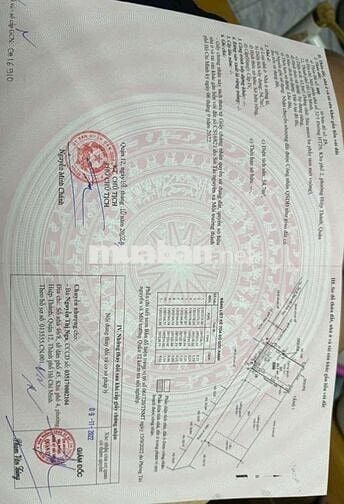 Đất thổ cư SHR 1/Hiệp Thành 26-Q12.Dt 6,3x10,2~64m2~3,25ty