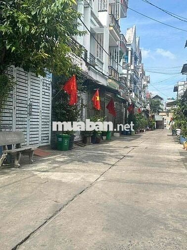 nhà 2 lầu nở hậu 5,5x 15 hẻm 6 m 1/ nguyễn thi đăng. TTH Q12