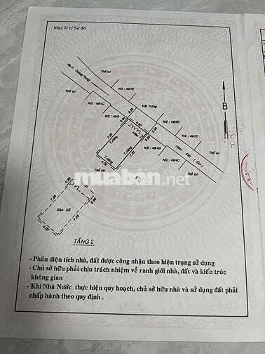 Nhà phố đường Quang Trung PVC 32m2 ngay chủ