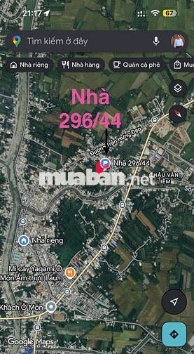 BÁN NHÀ VÀ ĐẤT KV14, P.CHÂU VĂN LIÊM