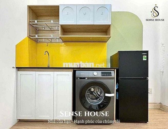 Căn hộ 1 phòng ngủ ban công ngày chợ Tân Hương