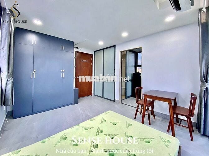 1 PHÒNG NGỦ TÁCH BẾP BANCOL LỚN_FULL NỘI THẤT VIEW KÍNH TRUNG TÂM TP