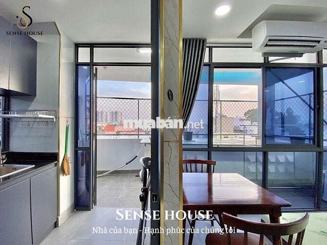 1 PHÒNG NGỦ TÁCH BẾP BANCOL LỚN_FULL NỘI THẤT VIEW KÍNH TRUNG TÂM TP