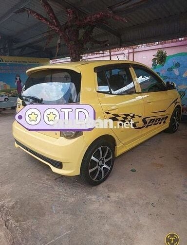 Kia Morning 2011 số tự động màu vàng