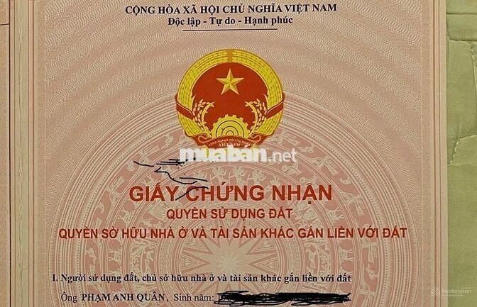 Chính chủ bán nhà đất mặt tiền đường Gia Thuận Quốc lộ 17